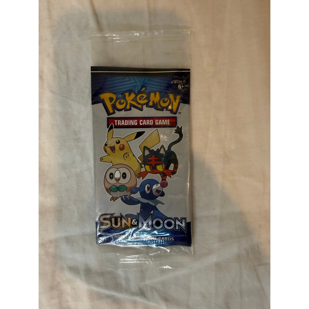 Pokemon Sun & Moon TCG 3-Card Booster Pack General Mills Cereal Box Prize Sealed